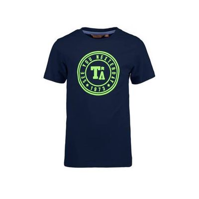 TYGO & vito T-shirt met biologisch katoen donkerblauw