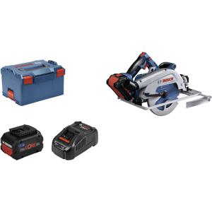 Bosch Professional BITURBO GKS 18V-68 GC+ 2x 5,5 Ah PC Accu-cirkelzaag Zaagdiepte 90° (max.) 68 mm Incl. 2 accus, Incl. lader, Incl. koffer, Incl.