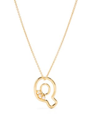 Missoma collier en chaine à pendentif Q - Or