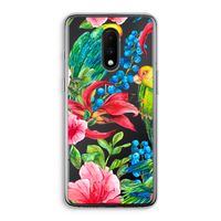Papegaaien: OnePlus 7 Transparant Hoesje
