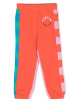 Stella McCartney Kids pantalon élastiqué à logo imprimé - Rose - thumbnail