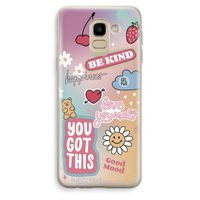 Positivity: Samsung Galaxy J6 (2018) Transparant Hoesje