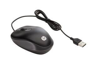 HP Muis USB Optisch Zwart, Grijs 3 Toetsen 1000 dpi