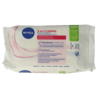 Verzachtende doekjes droge/gevoelige huid 25 Stuks