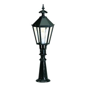 KS Verlichting Nostalgische sokkel lampCardiff zwart - 5010