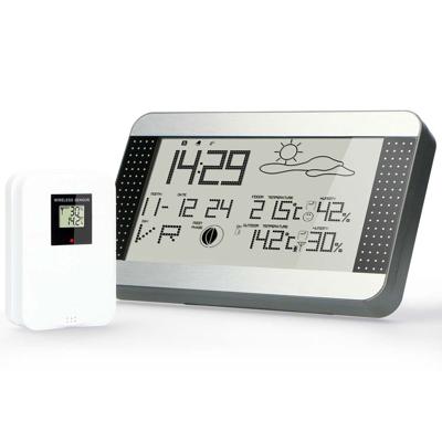 Alecto WS-1700 - Weerstation met draadloze buitensensor, zilver