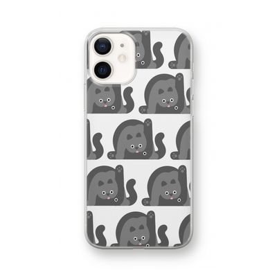 Cats: iPhone 12 mini Transparant Hoesje