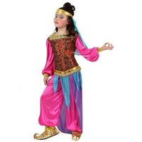 Arabische buikdanseres Suheda verkleed kostuum voor meisjes - thumbnail