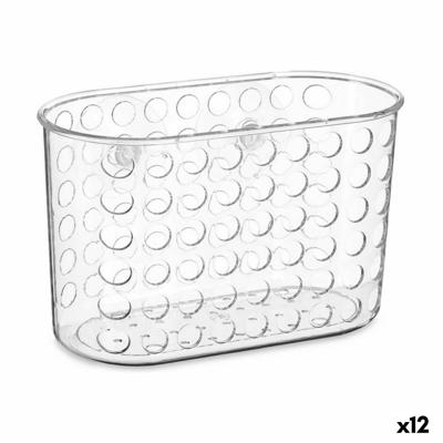 Douchehanger 19,3 x 12 x 9 cm Transparant Plastic PVC (12 Stuks)