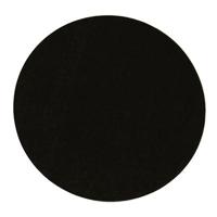 Etiket 35 mm rond zwart 1000 rol