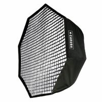 Caruba Quick Assembly Matte Zilver Octabox 120cm + Grid - thumbnail