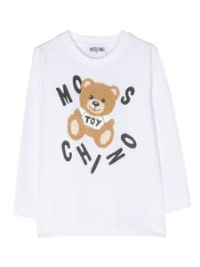 Moschino Kids t-shirt à imprimé Teddy Bear - Blanc