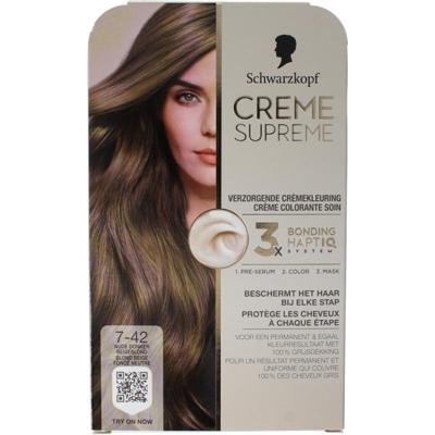 Schwarzkopf Creme supreme 7-42 D blond