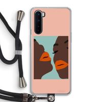 Orange lips: OnePlus Nord Transparant Hoesje met koord