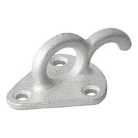 Pro+ Touwhaak metaal met oog 70x45mm - thumbnail