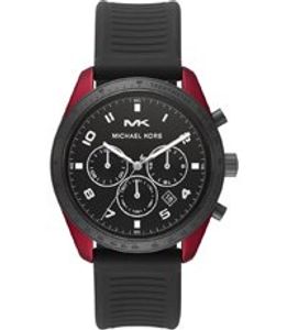 Horlogeband Michael Kors MK8688 Silicoon Zwart 22mm