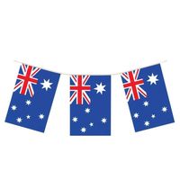 Australische vlaggenlijn 4 meter landen decoratie - Feestslingers - thumbnail