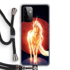 Last Unicorn: Samsung Galaxy A72 5G Transparant Hoesje met koord