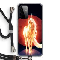 Last Unicorn: Samsung Galaxy A72 5G Transparant Hoesje met koord