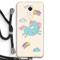 Vliegende eenhoorn: Xiaomi Redmi 5 Transparant Hoesje met koord
