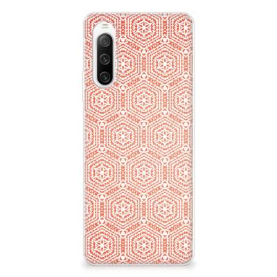 Sony Xperia 10 IV | TPU bumper | Pattern Orange