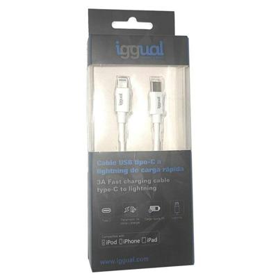 Kabel USB-C naar Lightning iggual IGG317761