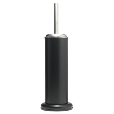 Toiletborstelhouder Acero 12 x 40,5 cm Roestvast Staal Zwart