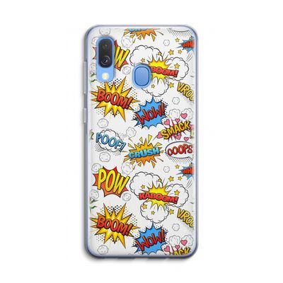 Pow Smack: Samsung Galaxy A40 Transparant Hoesje