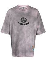 AAPE BY *A BATHING APE® chemise tie dye à logo brodé - Gris