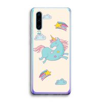 Vliegende eenhoorn: Huawei P30 Transparant Hoesje