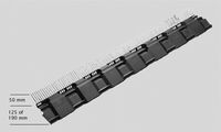 Ubbink airtec -combiprofiel -1000x190mm -zwart Ubbink airtec -combiprofiel -1000x190mm -zwart
