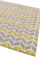 MOMO Rugs - Arlo AR06 Chevron Lemon/Grey - MOMO Rugs - Arlo AR06 Chevron Lemon/Grey -