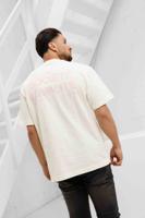 Equalité Societé T-Shirt Heren Gebroken Wit/Roze - Maat M - Kleur: Gebroken WitRoze | Soccerfanshop