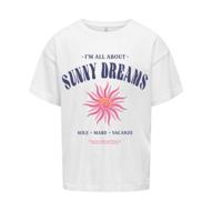 Kids ONLY zomer top S/S meisjes - box fit - off wit - Kogruth