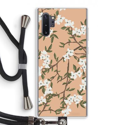 Blossoming spring: Samsung Galaxy Note 10 Plus Transparant Hoesje met koord