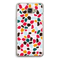 Colored Giraffe: Samsung Galaxy A5 (2016) Transparant Hoesje