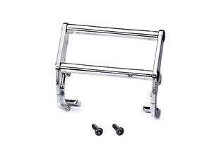 Traxxas - Push bar, bumper, chrome (assembled) (fits #9836 bumper) (TRX-9838)