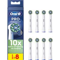 Oral-B opzetborstels CrossAction wit - 8 stuks - thumbnail