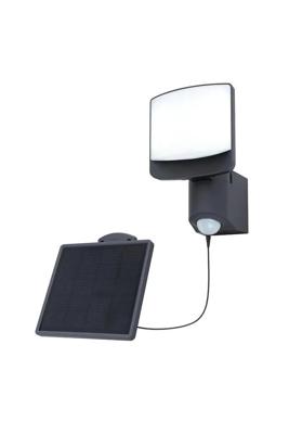Breedstraler solar zonne energie &apos;Sunshine&apos; led lamp 5000k koud wit PIR sensor