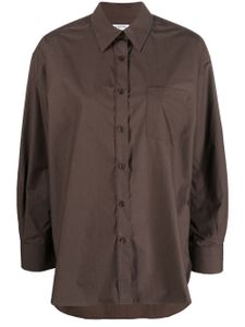 Filippa K chemise Sammy à poche poitrine - Marron