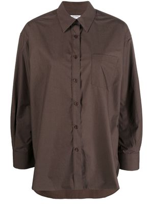 Filippa K chemise Sammy à poche poitrine - Marron