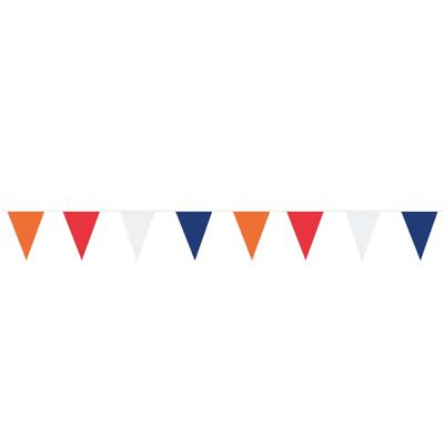 Vlaggenlijn Oranje-Rood-Wit-Blauw (10m)