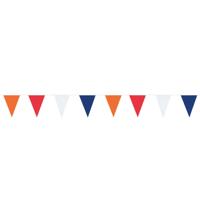 Vlaggenlijn Oranje-Rood-Wit-Blauw (10m)