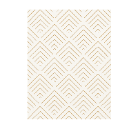 Simplistische geometrische chevrons behang tienerkamer