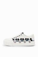 Sneakers met plateauzool en Mickey Mouse - WHITE - 39