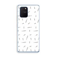 Hipster stripes: Samsung Galaxy Note 10 Lite Transparant Hoesje Hipster stripes: Samsung Galaxy Note 10 Lite Transparant Hoesje