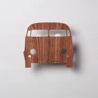 Wandlamp hout kinderkamer auto 2x e14