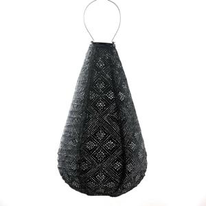 Lumiz solar lampion topaze 28 cm donker grijs