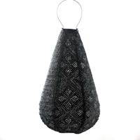 Lumiz solar lampion topaze 28 cm donker grijs