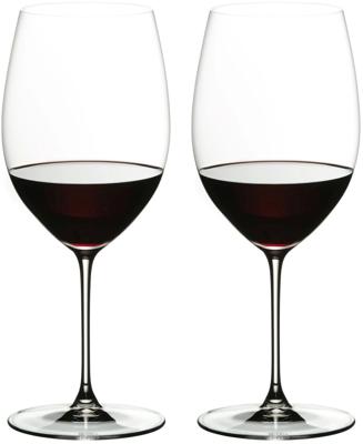 Riedel Rode Wijnglazen Veritas - Cabernet / Merlot - 625 ml - 2 stuks